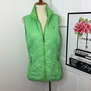 Schoffel Lime Green Reversible Vest Size XS